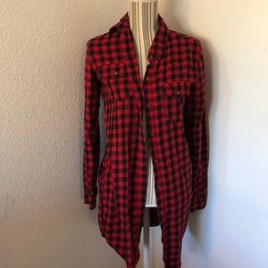Heart and Hips checkered long sleeve